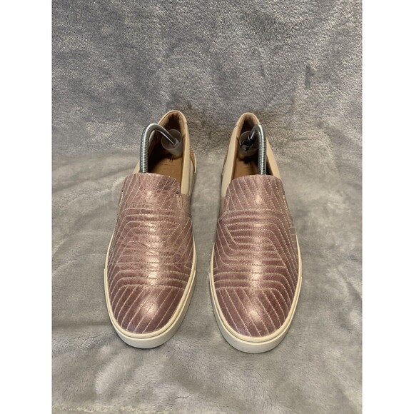 Frye Women's Slip-On Loafers in Pink and Tan - Picture 7 of 16